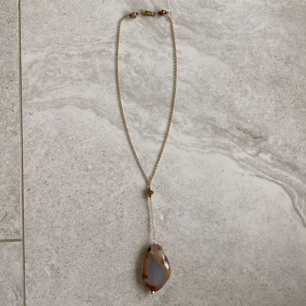 Agate necklace - Picture 4 of 9